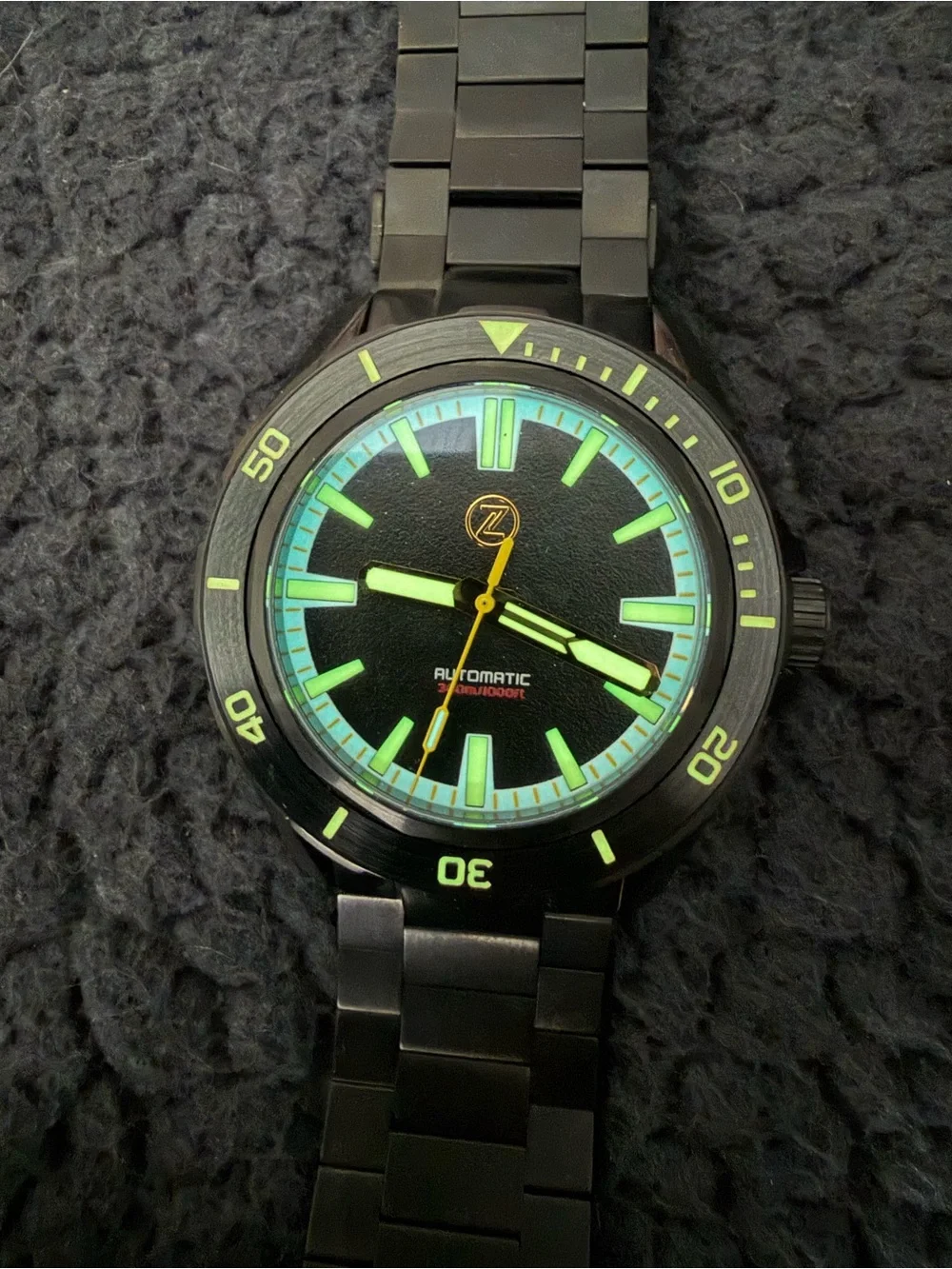 ZELOS Swordfish PVD Automatic Diver - Full Kit